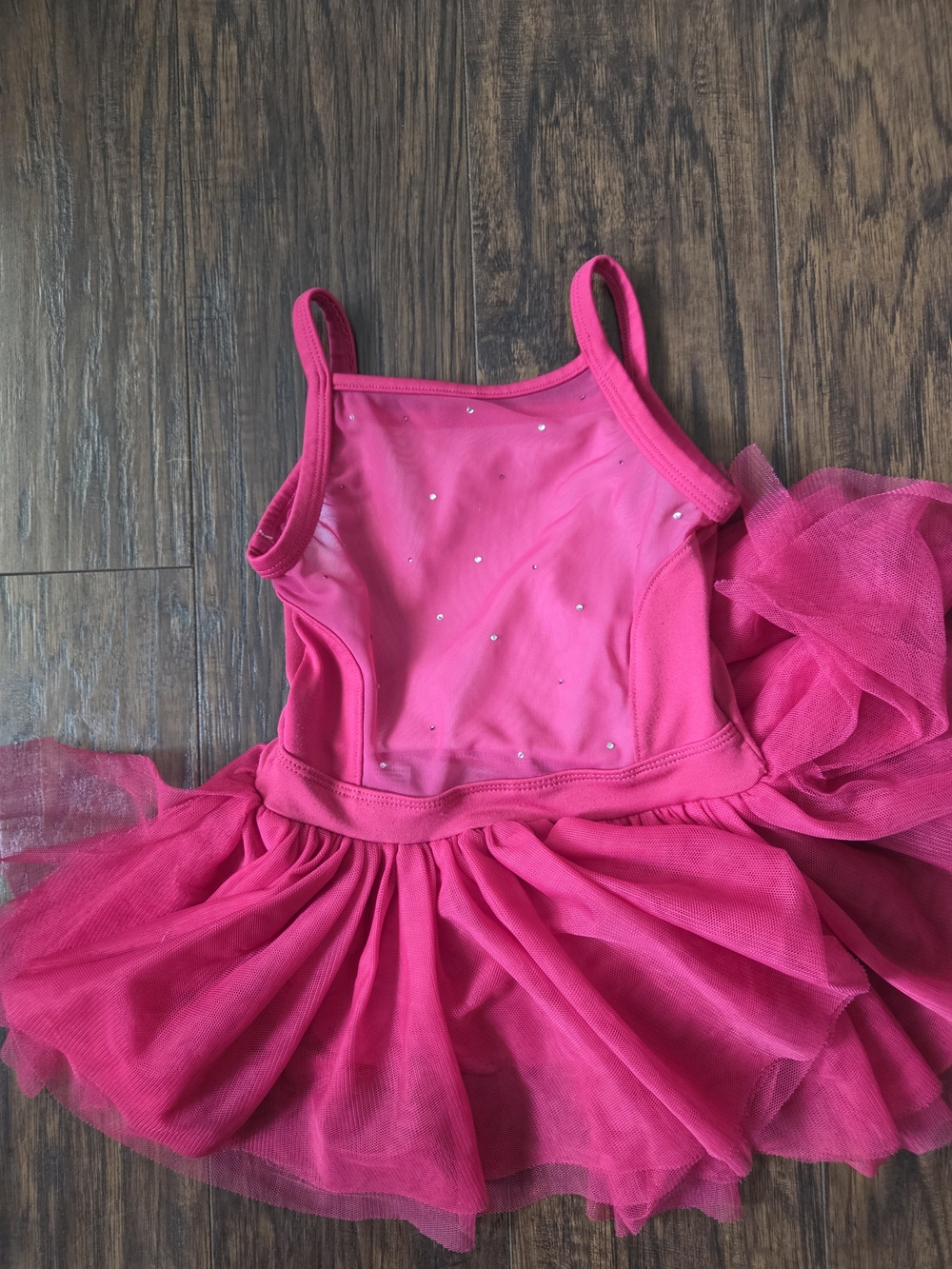 Mirella Hot Pink Tulle Ballet Dress with Sparkle